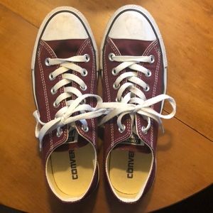 Maroon Converse